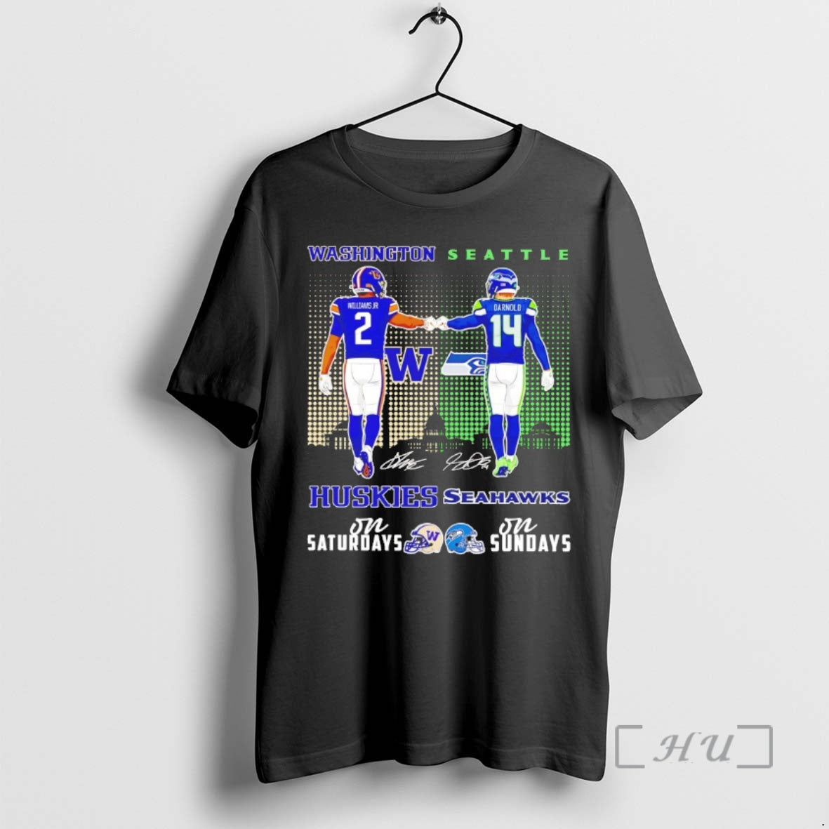 Officials Washington Seattle Huskies Seahawks - Adult & Kids T-Shirts, Sweatshirts & Hoodies apparel design preview 1