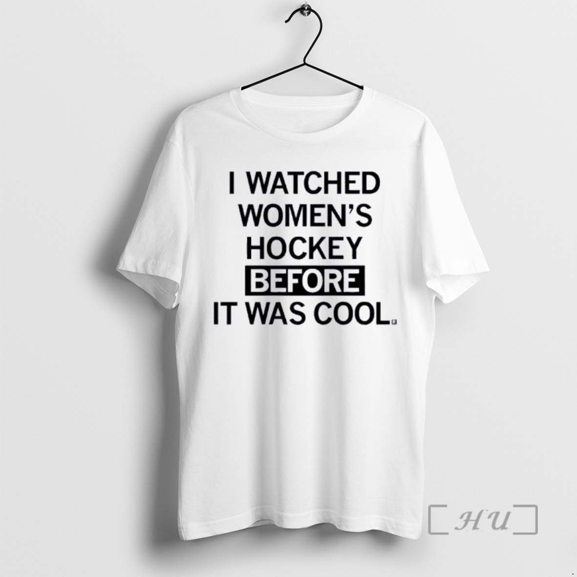 Officials Watched Womens Hockey Before It Was Cool - Adult & Kids T-Shirts, Sweatshirts & Hoodies apparel design preview 1