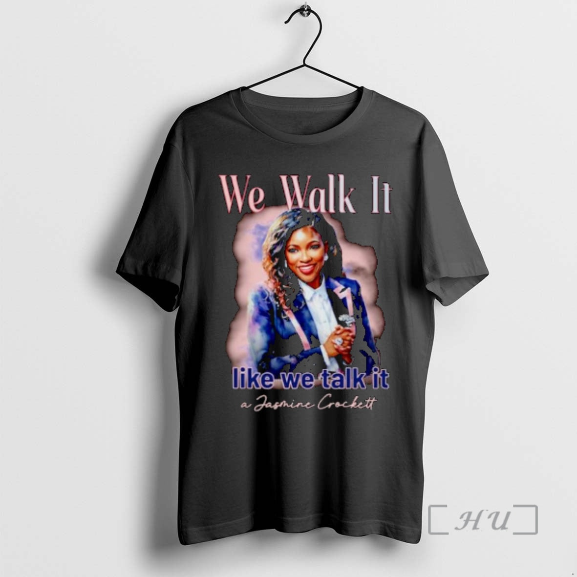 Officials We Walk Like Talk Jasmine Crockett - Adult & Kids T-Shirts, Sweatshirts & Hoodies apparel design preview 1