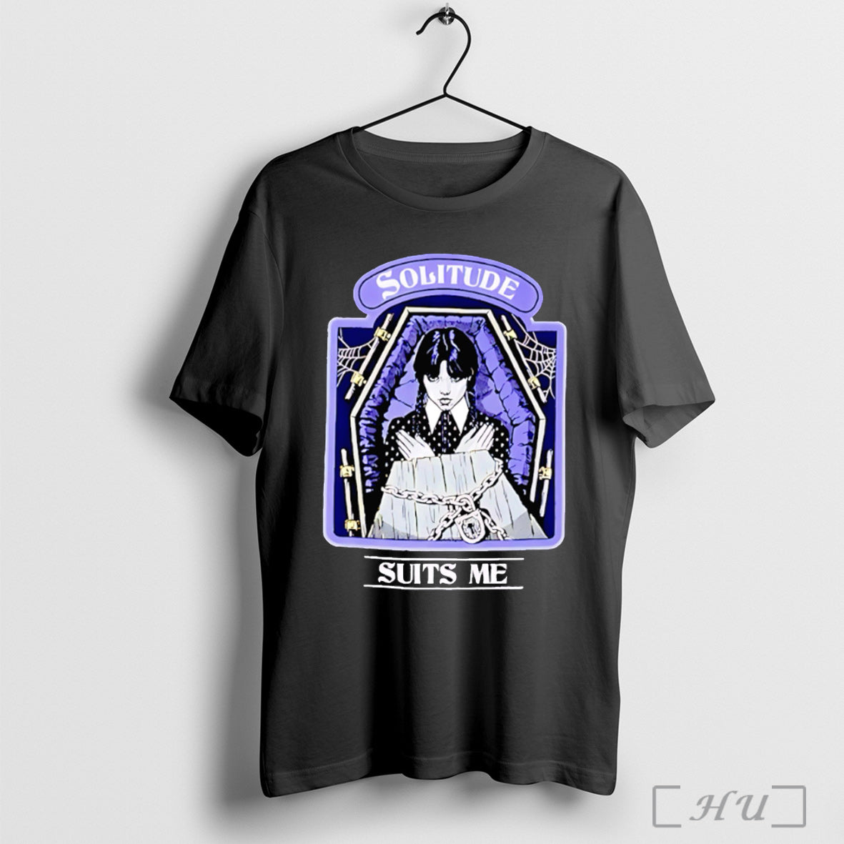 Officials Wednesday Solitude Suits Me Sweater And V - Adult & Kids T-Shirts, Sweatshirts & Hoodies apparel design preview 1
