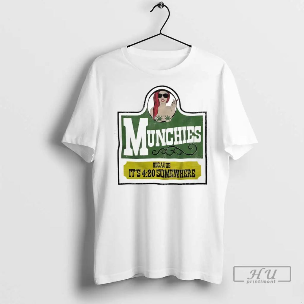 Officials Weed Munchies Because Its 4 20 Somewhere - Adult & Kids T-Shirts, Sweatshirts & Hoodies apparel design preview 1