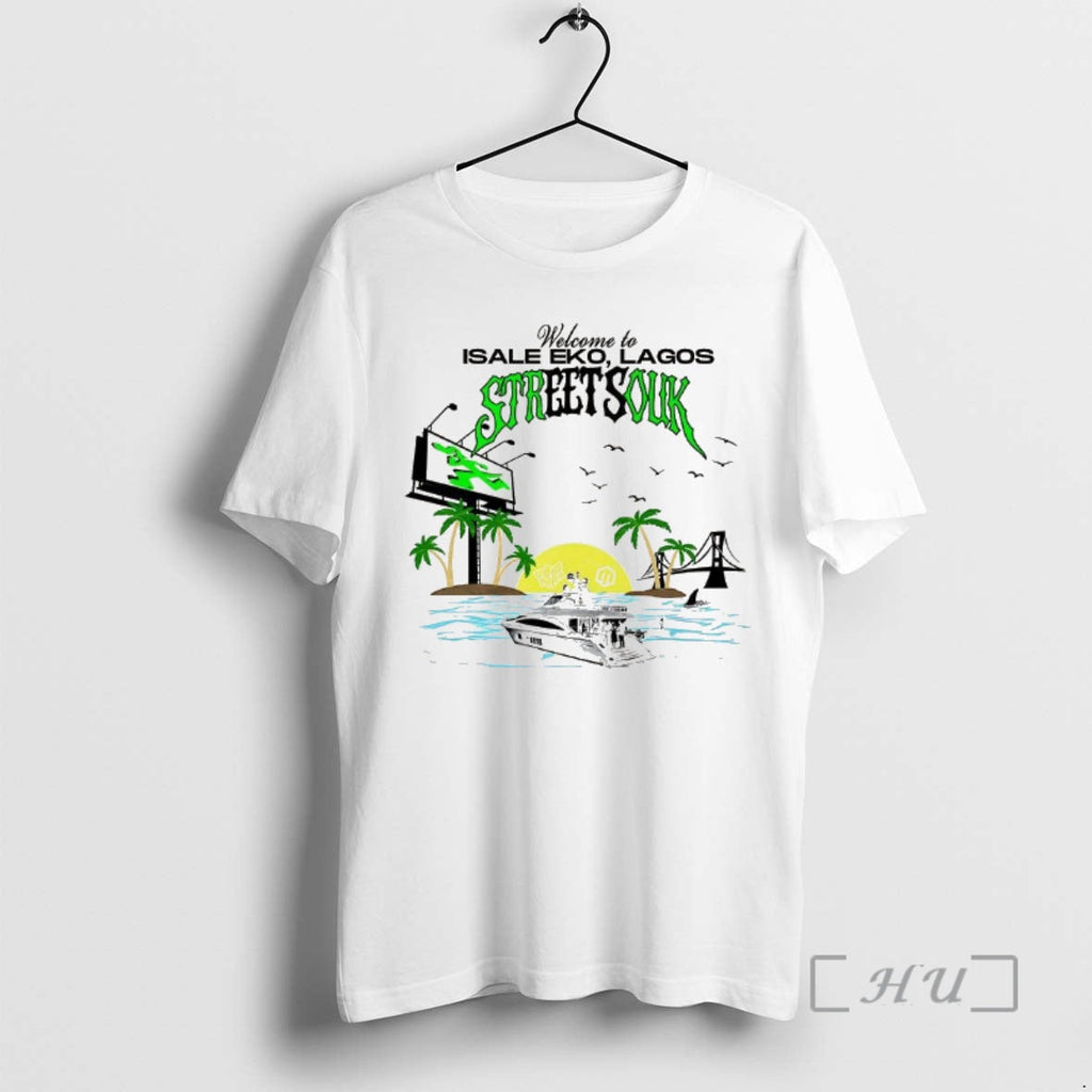 Officials Welcome Isale Eko Lagos Street Souk - Adult & Kids T-Shirts, Sweatshirts & Hoodies apparel design preview 1
