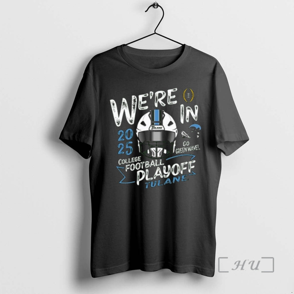 Officials Were Tulane Green Wave 2025 Cfp Bound Go - Adult & Kids T-Shirts, Sweatshirts & Hoodies apparel design preview 1