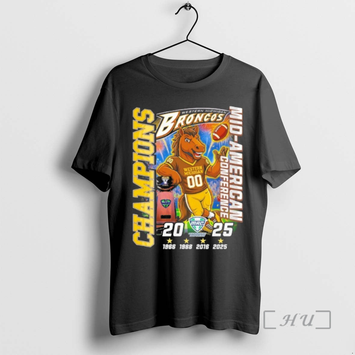 Officials Western Michigan Broncos Big 12 Conference - Adult & Kids T-Shirts, Sweatshirts & Hoodies apparel design preview 1