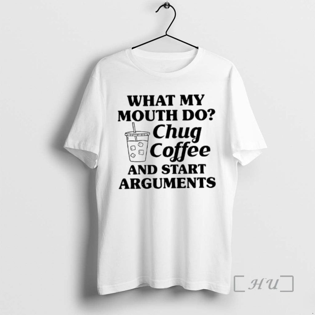Officials What My Mouth Do Chug Coffee Start - Adult & Kids T-Shirts, Sweatshirts & Hoodies apparel design preview 1