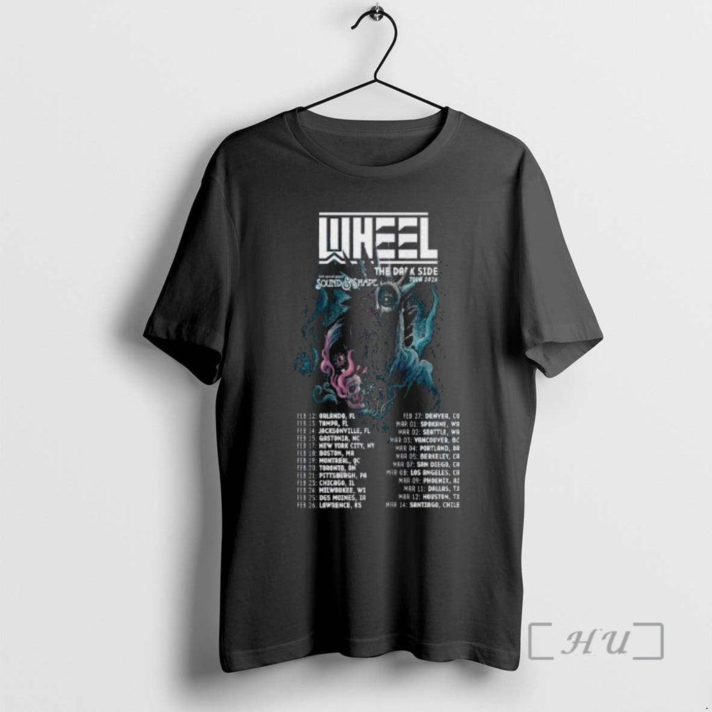 Officials Wheel North America Tour Feb 2026 - Adult & Kids T-Shirts, Sweatshirts & Hoodies apparel design preview 1