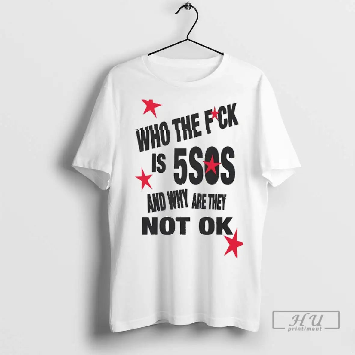Officials Who The Fck Is 5sos And Why Are They Not Ok - Adult & Kids T-Shirts, Sweatshirts & Hoodies apparel design preview 1