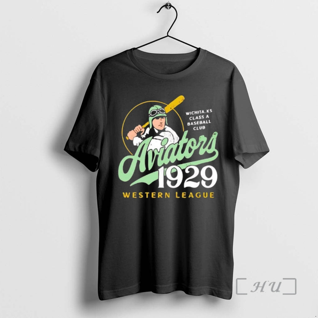 Officials Wichita Aviators Baseball Club 1929 Western - Adult & Kids T-Shirts, Sweatshirts & Hoodies apparel design preview 1