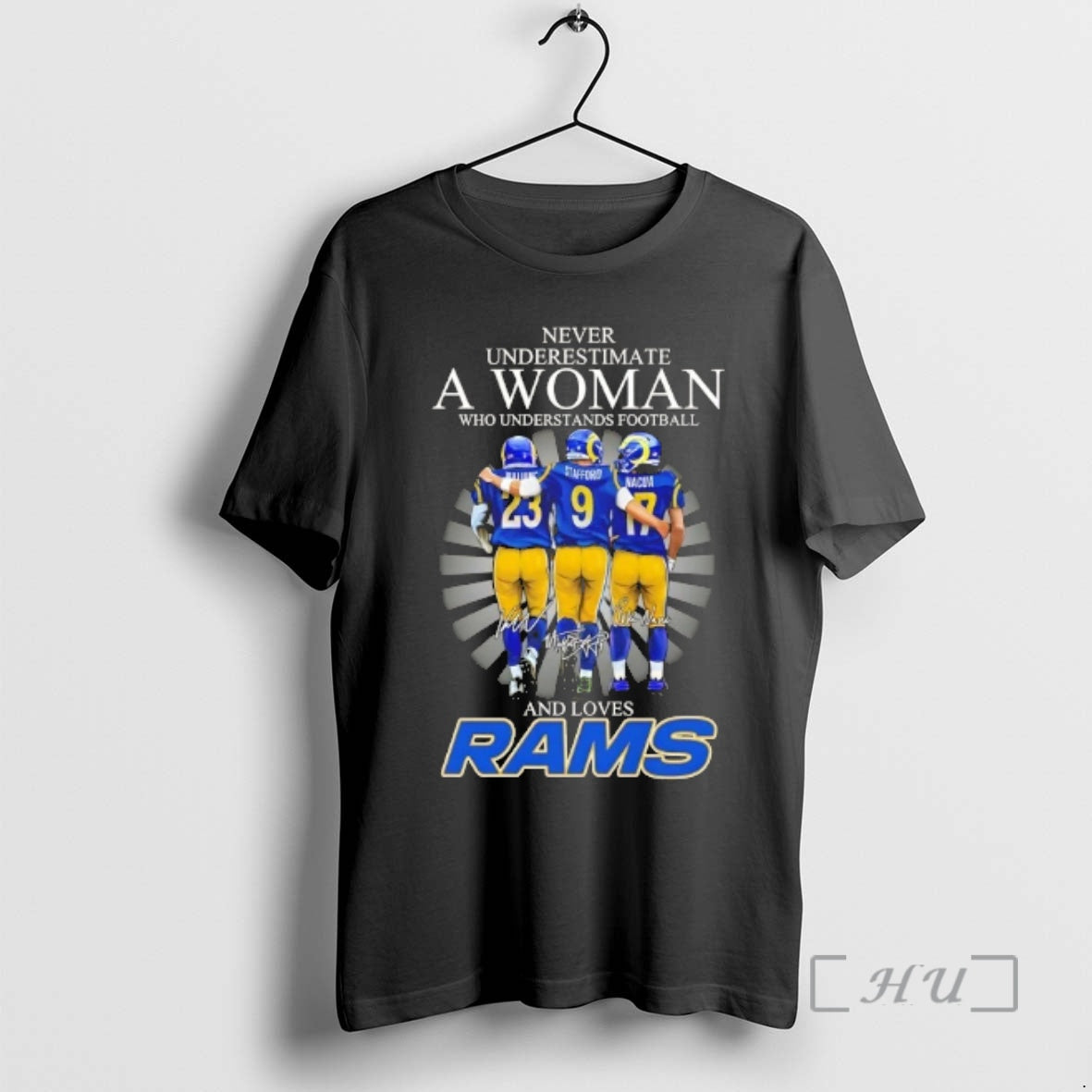 Officials Williams Stafford Nacua Never Underestimate - Adult & Kids T-Shirts, Sweatshirts & Hoodies apparel design preview 1