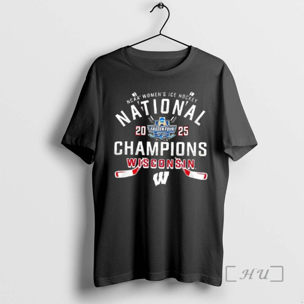 Officials Wisconsin Badgers Hockey National Champions - Adult & Kids T-Shirts, Sweatshirts & Hoodies apparel design preview 1