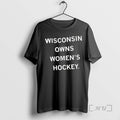 Officials Wisconsin Owns Womens Hockey Letter - Adult & Kids T-Shirts, Sweatshirts & Hoodies apparel design preview 1