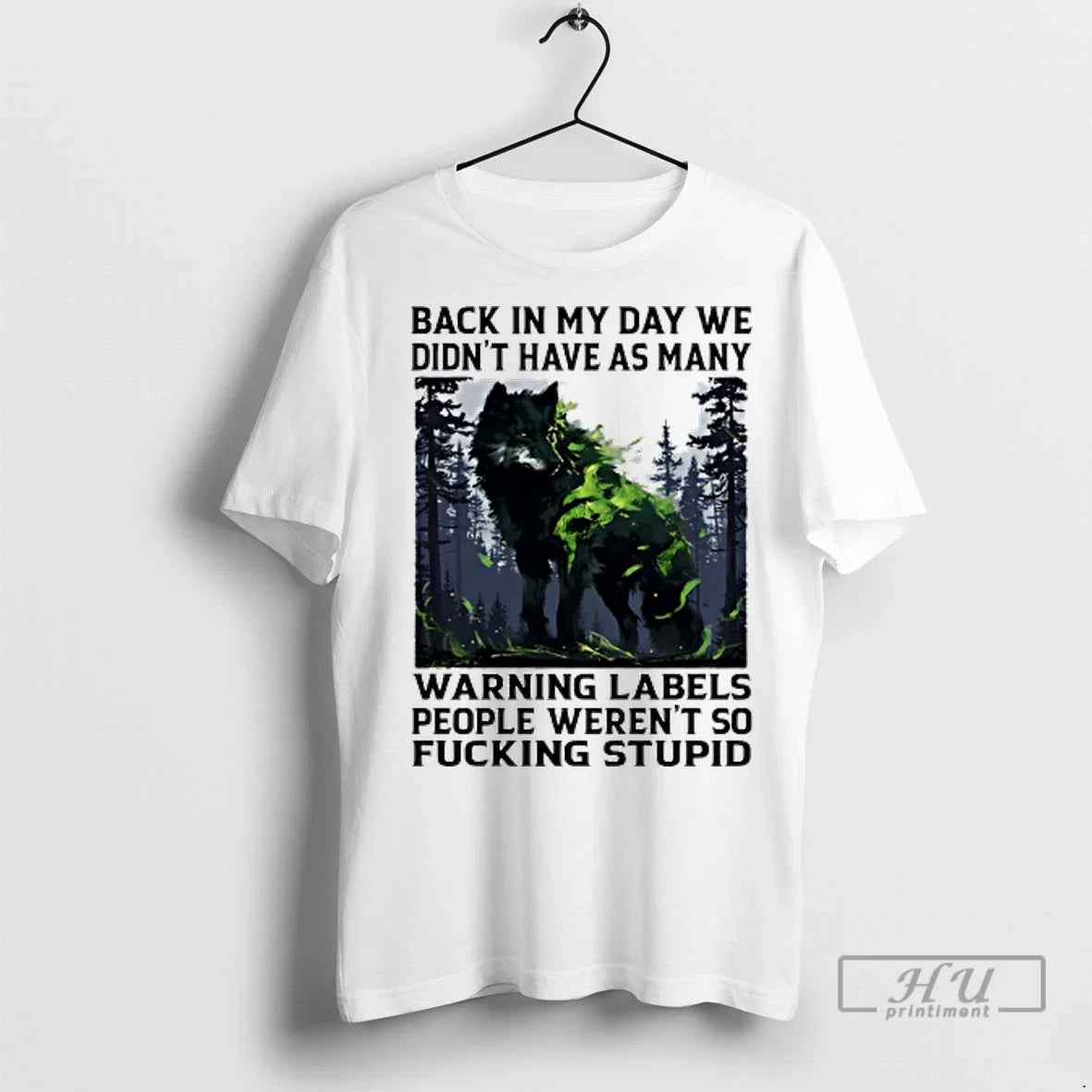 Officials Wolf Back In My Day We Didnt Have As Many - Adult & Kids T-Shirts, Sweatshirts & Hoodies apparel design preview 1