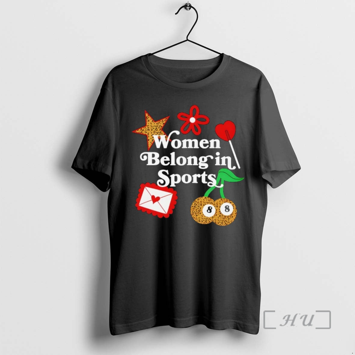 Officials Women Belong In Sports Cute - Adult & Kids T-Shirts, Sweatshirts & Hoodies apparel design preview 1
