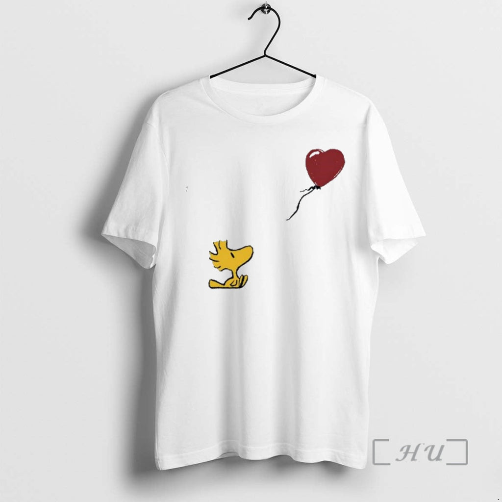 Officials Woodstock Peanuts Character With Red Heart - Adult & Kids T-Shirts, Sweatshirts & Hoodies apparel design preview 1