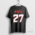 Officials Woody Marks 27 Houston Texans Football - Adult & Kids T-Shirts, Sweatshirts & Hoodies apparel design preview 1