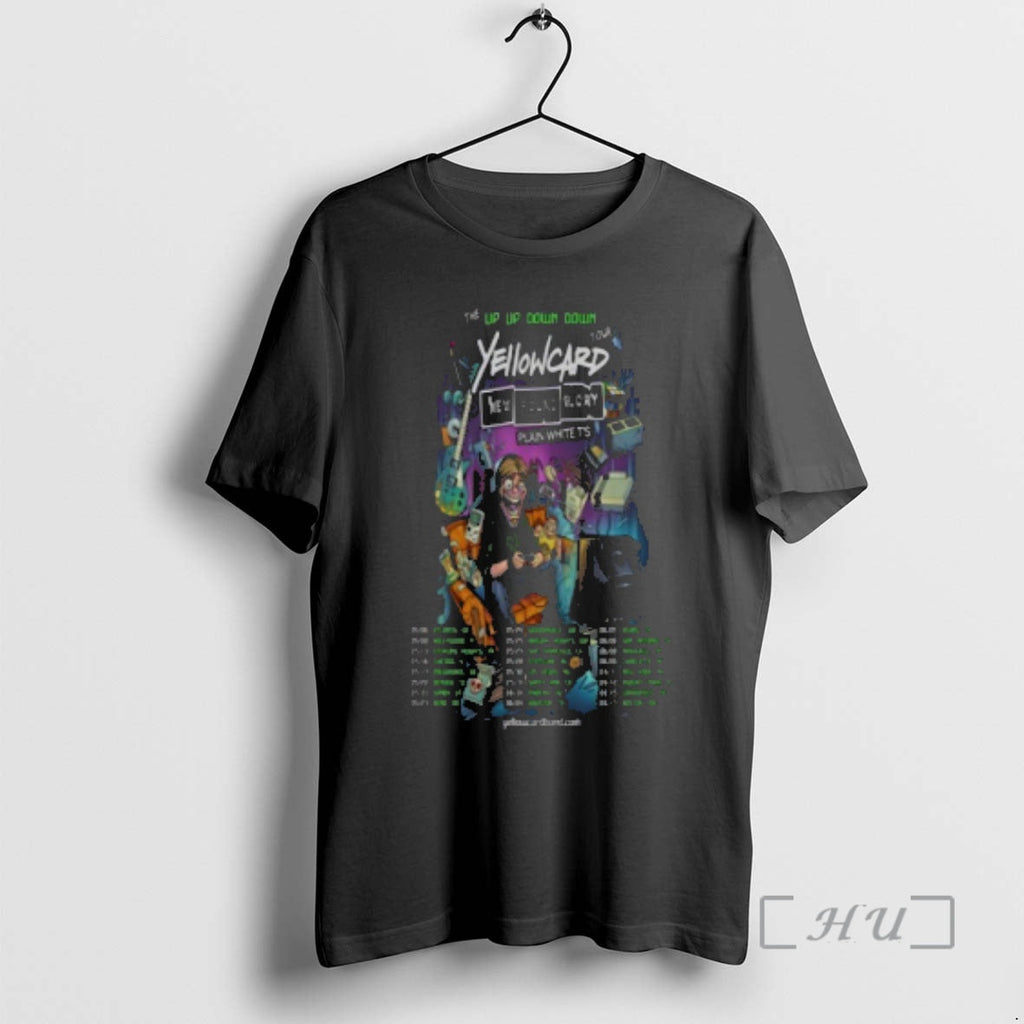 Officials Yellowcard 2026 Up Down Tour - Adult & Kids T-Shirts, Sweatshirts & Hoodies apparel design preview 1