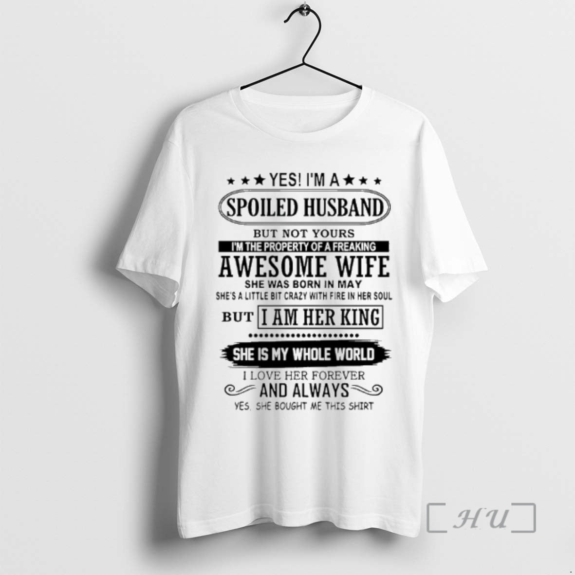 Officials Yes Im Spoiled Husband But Not Yours - Adult & Kids T-Shirts, Sweatshirts & Hoodies apparel design preview 1