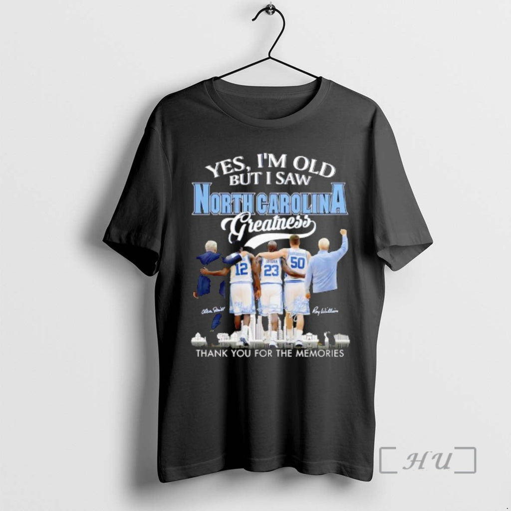 Officials Yes Im Old But I Saw North Carolina Tar - Adult & Kids T-Shirts, Sweatshirts & Hoodies apparel design preview 1