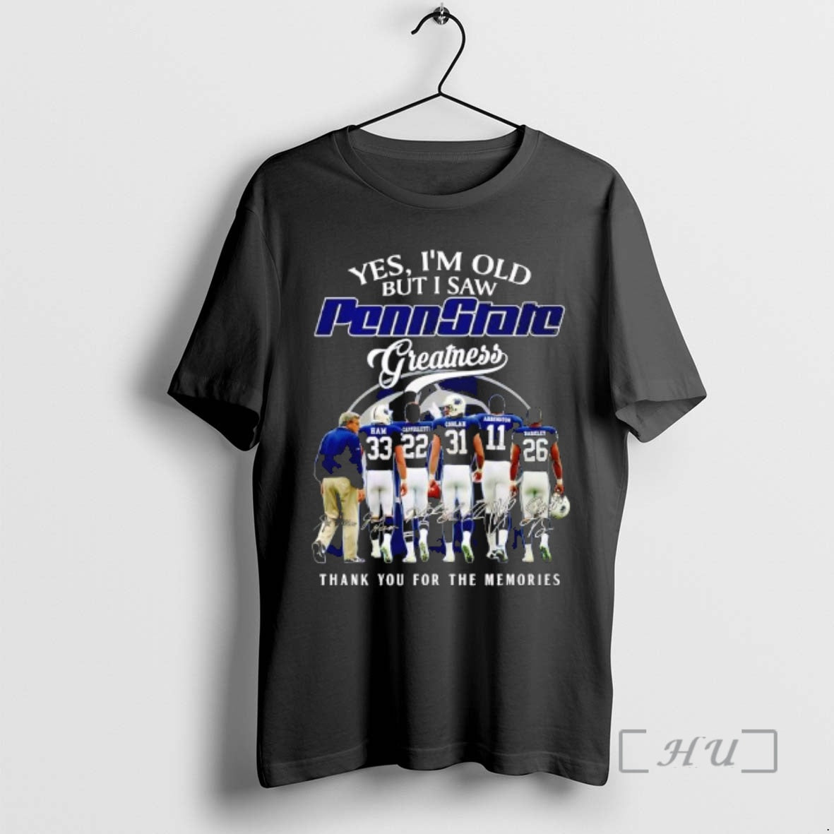 Officials Yes Im Old But I Saw Penn State Nittany - Adult & Kids T-Shirts, Sweatshirts & Hoodies apparel design preview 1