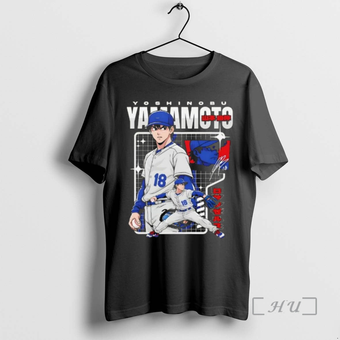 Officials Yoshinobu Yamamoto Los Angeles Dodgers - Adult & Kids T-Shirts, Sweatshirts & Hoodies apparel design preview 1
