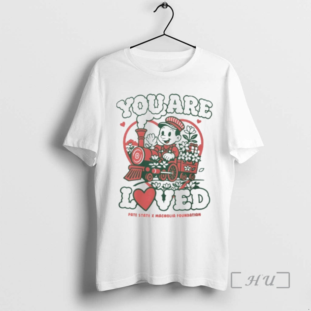 Officials You Are Loved Magnolia Foundation X Pate - Adult & Kids T-Shirts, Sweatshirts & Hoodies apparel design preview 1