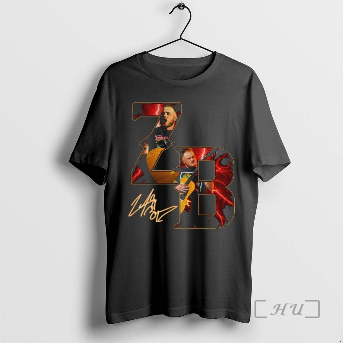 Officials Zach Bryan 2026 Tour Zb Singer Signature - Adult & Kids T-Shirts, Sweatshirts & Hoodies apparel design preview 1