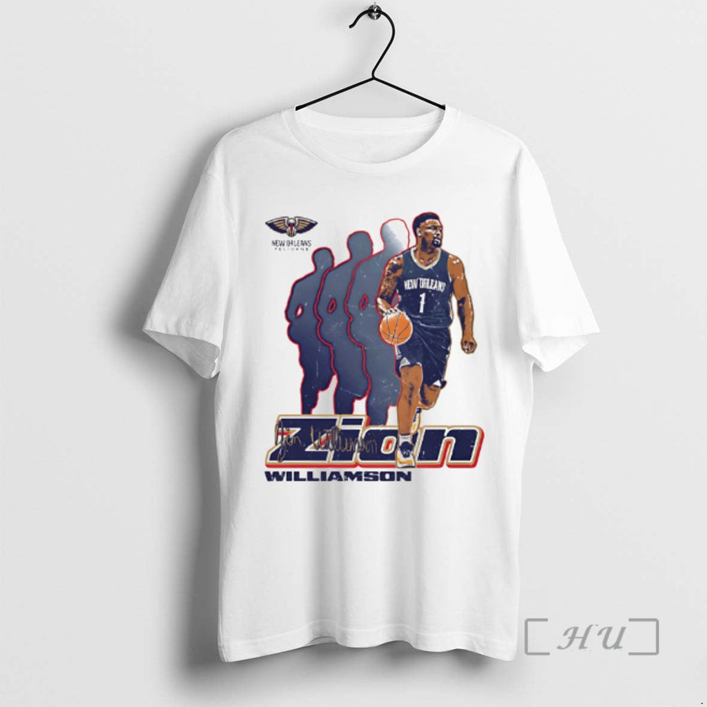 Officials Zion Williamson New Orleans Pelicans Retro - Adult & Kids T-Shirts, Sweatshirts & Hoodies apparel design preview 1