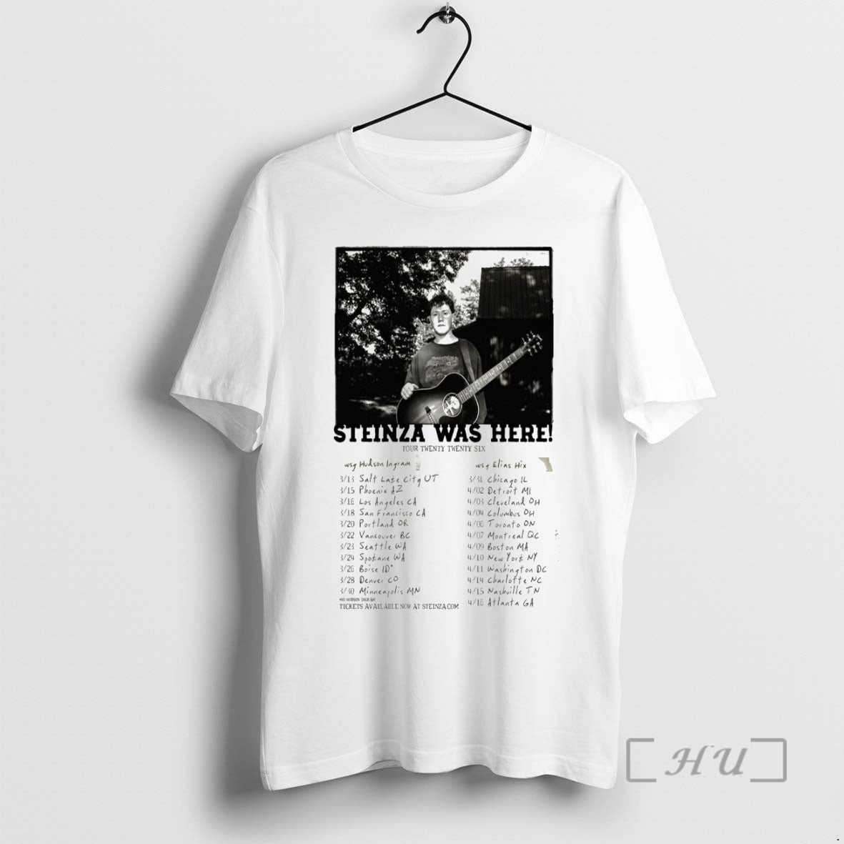 Officials Steinza Was Here Tour 2026 - Adult & Kids T-Shirts, Sweatshirts & Hoodies apparel design preview 1