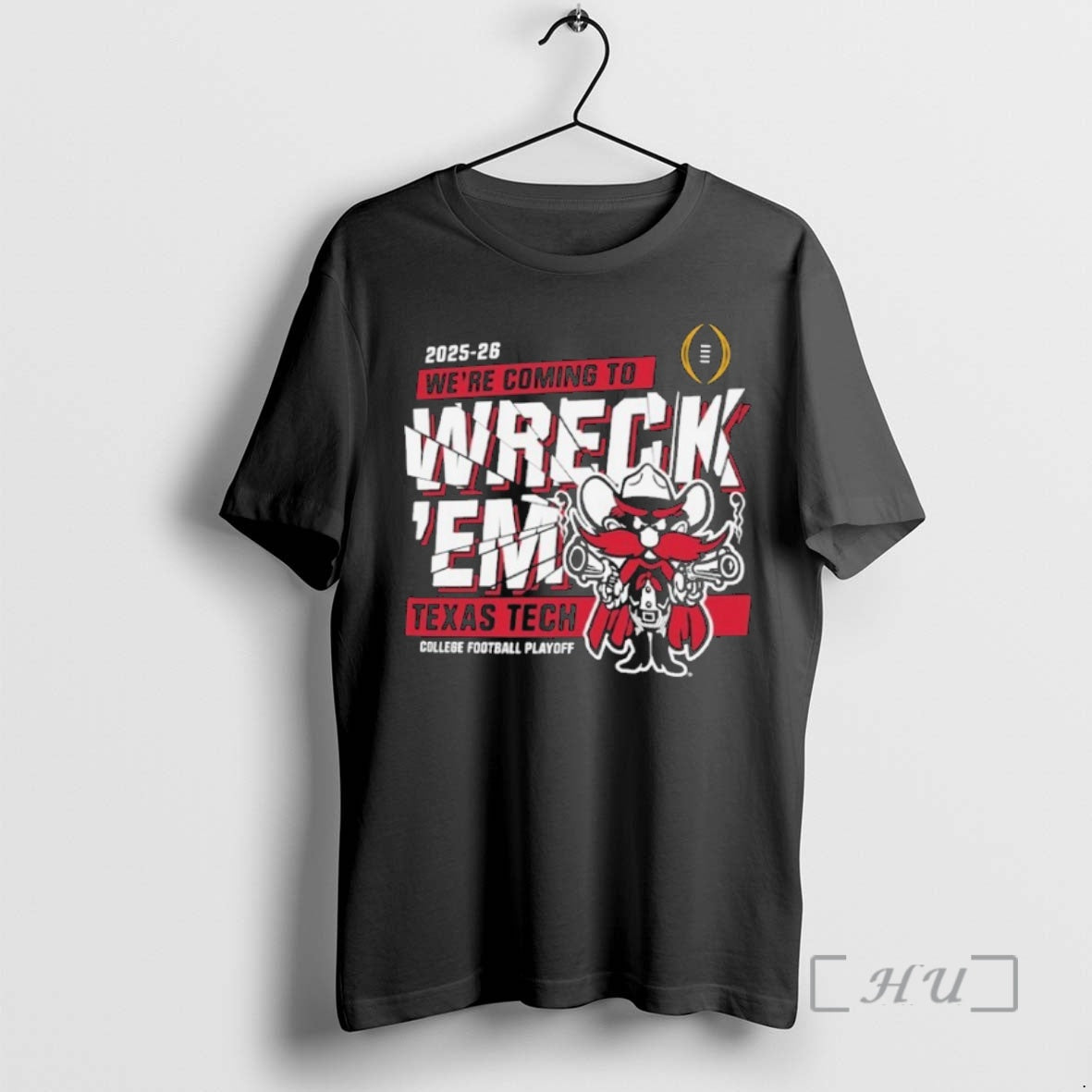 Officials Texas Tech Big 12 Champs Were Coming Wreck - Adult & Kids T-Shirts, Sweatshirts & Hoodies apparel design preview 1