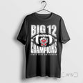 Officials Texas Tech Red Raiders Black 2025 Big 12 - Adult & Kids T-Shirts, Sweatshirts & Hoodies apparel design preview 1