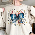 Oh Come Let Us Adore Him Jesus Faith Coquette Bow - Adult & Kids T-Shirts, Sweatshirts & Hoodies apparel design preview 1