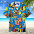 Oh Those Old Summers Ice Creams Unisex Hawaiian - Adult & Kids T-Shirts, Sweatshirts & Hoodies apparel design preview 1