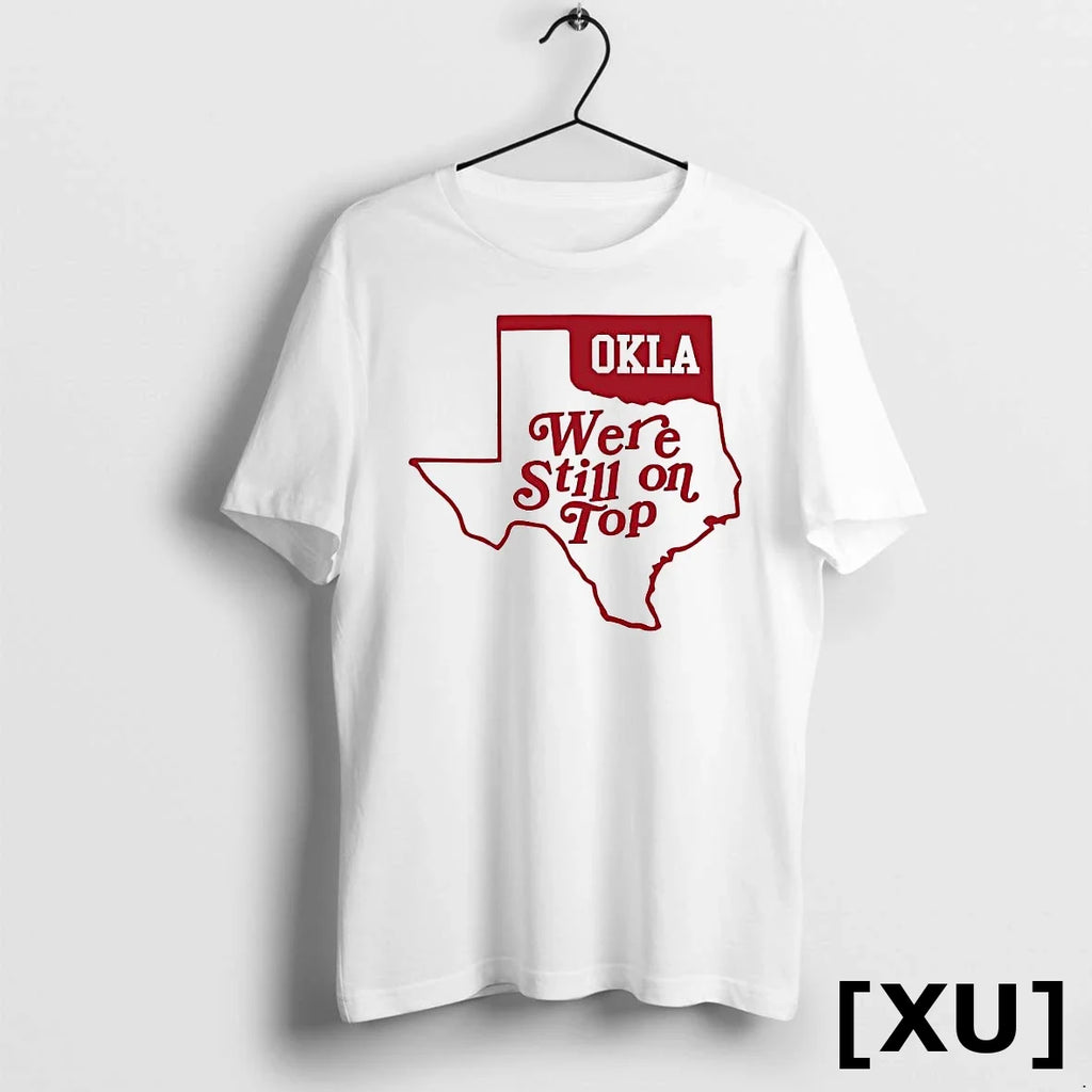 Okla Were Still On Top Map Sweater - Adult & Kids T-Shirts, Sweatshirts & Hoodies apparel design preview 1