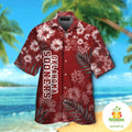 Oklahoma Sooners Hawaiian Tropical Aloha Button Up - Adult & Kids T-Shirts, Sweatshirts & Hoodies apparel design preview 1