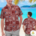 Oklahoma Sooners Hawaiian for Men Women Summer Aloha - Adult & Kids T-Shirts, Sweatshirts & Hoodies apparel design preview 1