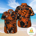 Oklahoma State Cowboys Hawaiian Fishing Short Sleeve - Adult & Kids T-Shirts, Sweatshirts & Hoodies apparel design preview 1
