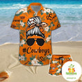 Oklahoma State Cowboys Hawaiian Aloha Button Up for - Adult & Kids T-Shirts, Sweatshirts & Hoodies apparel design preview 1