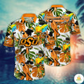 Oklahoma State Cowboys NCAA Hawaiian Midsummertime - Adult & Kids T-Shirts, Sweatshirts & Hoodies apparel design preview 1