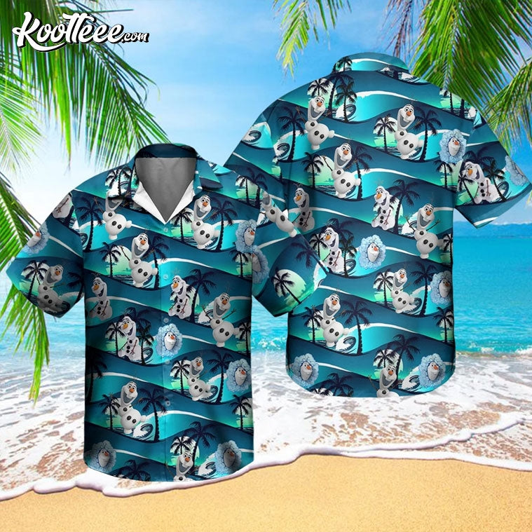 Olaf Frozen Snowman Hawaiian - Adult & Kids T-Shirts, Sweatshirts & Hoodies apparel design preview 1