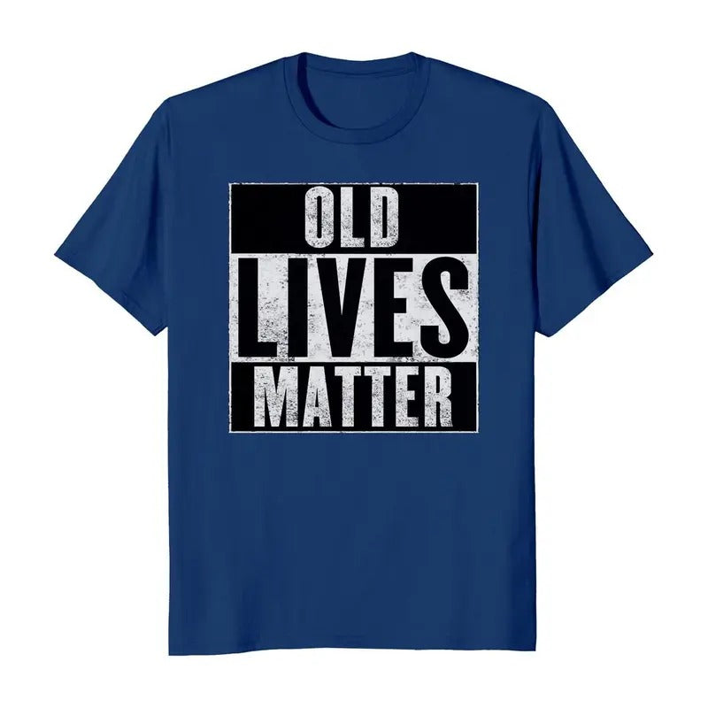 Old Lives Matter Elderly Senior Casual - Adult & Kids T-Shirts, Sweatshirts & Hoodies apparel design preview 1