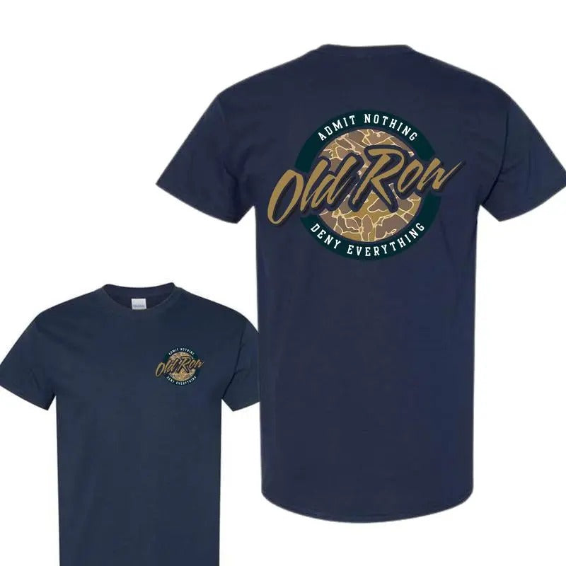 Old Row 80s Camo Circle Pocket Comfort Retro - Adult & Kids T-Shirts, Sweatshirts & Hoodies apparel design preview 1