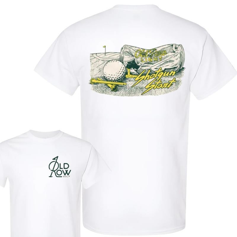 Old Row Golf Shotgun Start 2 Sides - Adult & Kids T-Shirts, Sweatshirts & Hoodies apparel design preview 1