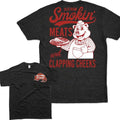 Old Row Smokin Meats Clapping Cheeks 100% Cotton - Adult & Kids T-Shirts, Sweatshirts & Hoodies apparel design preview 1