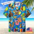 Old Summers Ice Creams Hawaiian - Adult & Kids T-Shirts, Sweatshirts & Hoodies apparel design preview 1