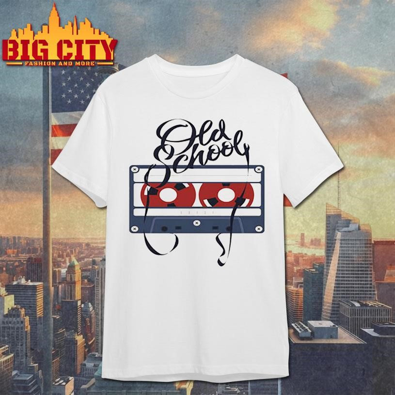 Old school cassette tape 90s 80s retro - Adult & Kids T-Shirts, Sweatshirts & Hoodies apparel design preview 1