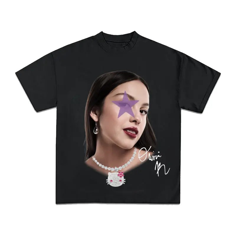 Oliviia Liv Kitty Pop Star Signature Casual Cotton - Adult & Kids T-Shirts, Sweatshirts & Hoodies apparel design preview 1