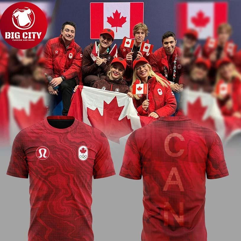 Olympic Winter 2026 Milano Cortina Team Canada Two - Adult & Kids T-Shirts, Sweatshirts & Hoodies apparel design preview 1
