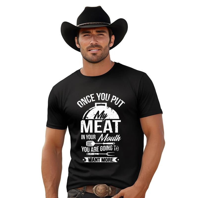 Once You Put My Meat Your Mouth Going Want More Bella - Adult & Kids T-Shirts, Sweatshirts & Hoodies apparel design preview 1