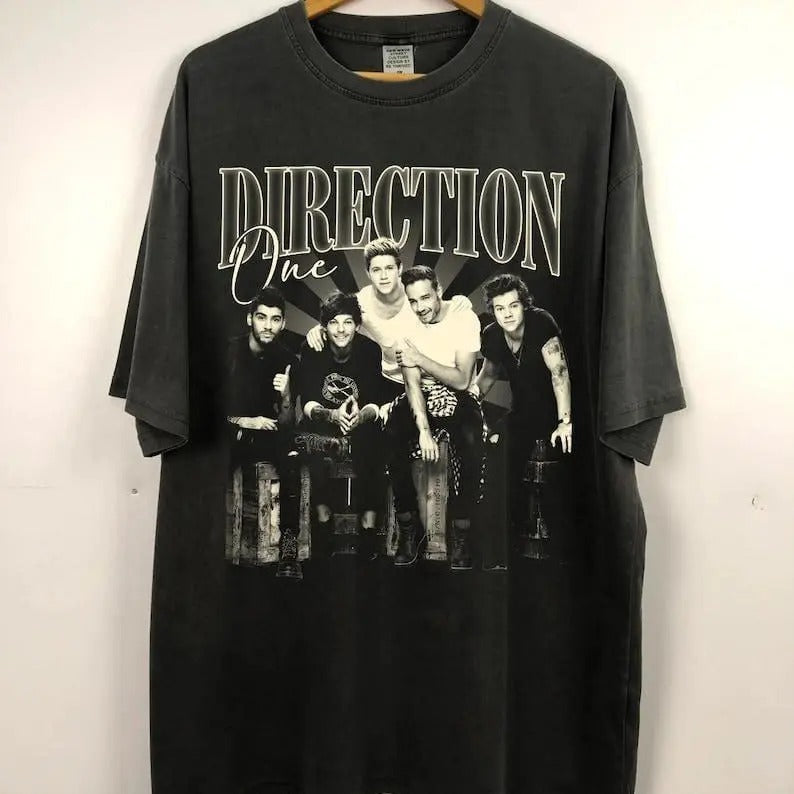 One Direction 2024 Tour Albums Music - Adult & Kids T-Shirts, Sweatshirts & Hoodies apparel design preview 1