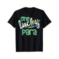 One Lucky Paraprofessional St. Patrick'S Day Black - Adult & Kids T-Shirts, Sweatshirts & Hoodies apparel design preview 1